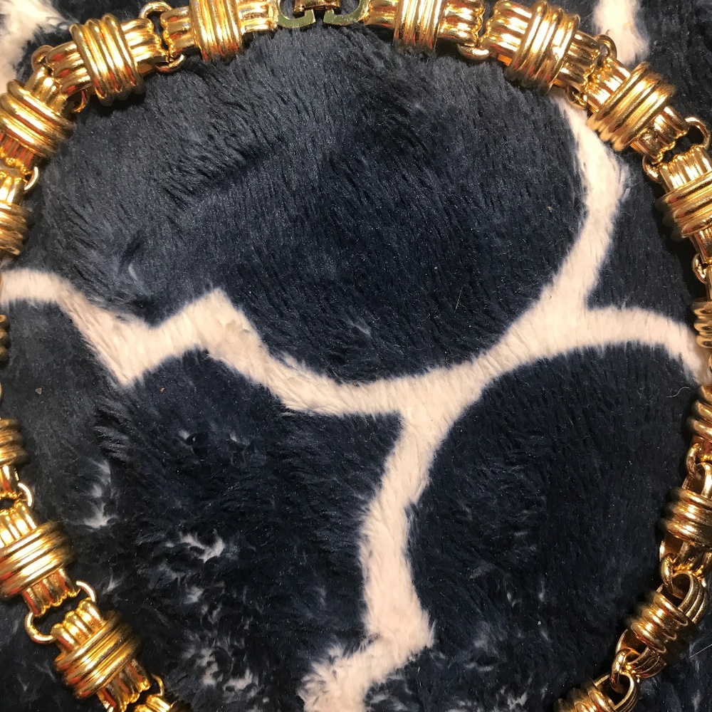 Authentic Christian Dior Gold Plated Choker/Chain